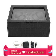 Antactica Automatic Watch Winder Box Display Storage for Wristwatch Mechanical 100-240V