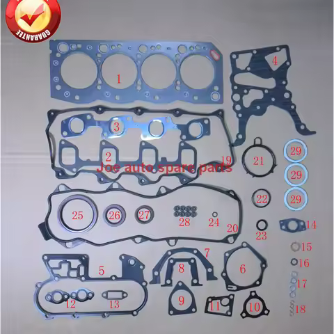 3L Engine Full gasket set kit for Toyota Hilux 4Runner Hiace Land Cruiser Dyna 2779cc 2.8 D 2.8L SOH
