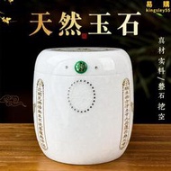 琉璃骨灰罈玉石罐大小號水晶防潮防腐漢白玉骨灰盒桶陶瓷盅