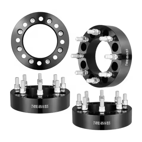 2" 8 for X6 .5" Wheel Spacers Wheel Adapters 8 Lug Forged Spacer 2 PCS Black