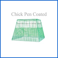 ∏ ◳ ✅ Limber Pen/Scratch Pen For Chick (Chick Pen) Plastic Coated Heavy Duty GameFowl Chick Pen Gre