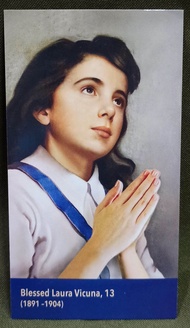 STAMPITA - BLESSED LAURA VICUÑA (WITHOUT PRAYER) 100PCS/BUNDLE