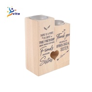 Double-Sided Printed Candle Holder-Best Friend Candle Best Friend Birthday Gift Christmas Gift for B