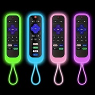 Glow-in-the-dark Universal Soft Silicone TV Remote Control Case for TCL Roku RC280TV