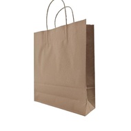 PAPER BAG OKEY KRAFT POLOS BATIK - PAPERBAG COKLAT SHOPPING BAG GURU -