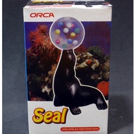 Orca Seal Dog Toy Decoration Sea Lion Aquarium Display Accessories