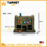 Spongebob Bikini Bottom Square Pants Squidward House Pineapple Hole House Tank Aquarium(Har Murah)