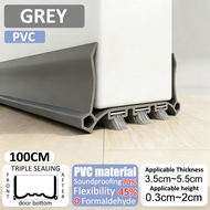 🔥Malaysia spot goodsl🔥100cm door sealing strip dust prevention door sealing strip soundproof door bl