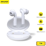 Awei T38 HiFi Stereo Wireless Bluethooth Earphone Fast Tranmission Ultra Low Latency Gaming Earphone