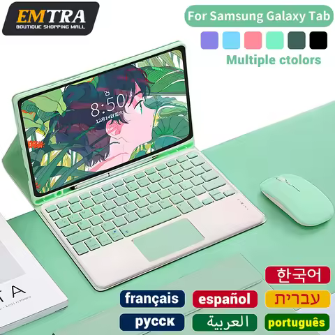 Samsung Tablet Cover Keyboard For Samsung Galaxy Tab A8 10.5 A7 S6 Lite Tablet Cover For Samsung Tab