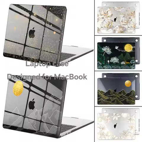 Laptop Case For Macbook Air 13 15 M1 M2 A2337 A2338 A2681 A2941 Touch Bar ID Pro 14 M3 M4 2024 A3112