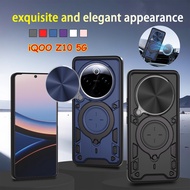 For iQOO Z10 5G 2025 Shockproof Armor Casing For Vivo iQOO Z10 iQOO Z10x iqoo Z 10 x 5G 2025 Push Pu