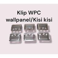 WPC clips for installing WPC wall panels WPC wall panel clips for walls