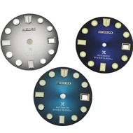 Watch Dial Watch Accessories 28.5mm Green Luminous for Seiko Turtle Ganso SKX007 NH35/NH36/4R35/4R36