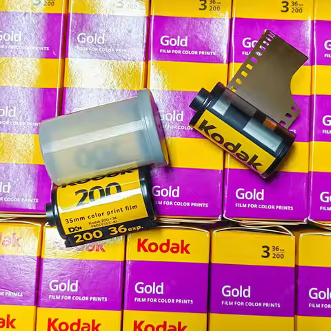 For KODAK M35 / M38/H35/F9/I60 Film Camera 1 2 5 6 10 Roll 36 Exposure Per Roll KODAK GOLD 200 35mm 