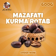 Kurma Rotab Mazafati  Premium Dates 1 box (600g) Exp Date Dec 2026