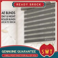 AE Bidai Tingkap Modern Zebra Roller Blind Curtain Langsir Tirai (Ready Stock)