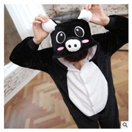 ️ 7C77 Mascot Costume Pajamas Fancy Dress Black Pig