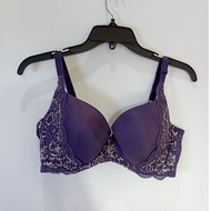 Aos bra size 80/85 D purple with yellow lace