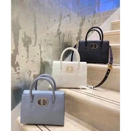 Dior Cloud Blue Grain Calfskin Shoulder Bag Handbag Handbag SM7U