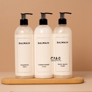 Grand Hyatt Hotel BALMAIN Balman Hotel Line Shampoo, Hair Conditioner, Shower Gel, Moisturizing Loti