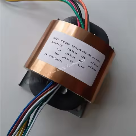 R Core Transformer 30W R30 R Type Transformers 2X115V To 4*18V+10V Copper Custom Shield Pre-Decoder 