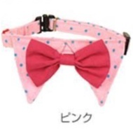 Bagel Japan iCat Cute Bow Tie Collar Cat/Dog Suitable ‧ [A398] Pink 10mm