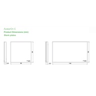 Schneider Avataron C Blank Plate Blanking Plate