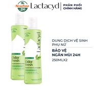 Combo 2 Dung Dịch Vệ Sinh Phụ Nữ Lactacyd Ngăn Mùi 24H 250ml