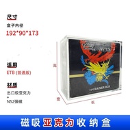 【Fast shipping】etb acrylic box Transparent, sturdy and drop-resistant display box and protective box