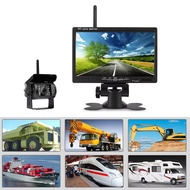 7" Vehicle Wireless Reverse Rear View Camera Monitor Kit for Truck Caravan RVs