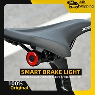ESLNF Smart Bicycle Brake Light Type-C Bike tail light Sensor Auto Start / Stop Waterproof IPx6 Charging LED Cycling Light Bike Rear Light Bicycle Accessories