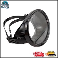 Snorkeling Mask 180 Degree Wide View Diving Mask Oval Oval Frameless Silicone Strap Freediving Mask