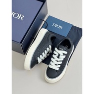 Dior B33 Leather Suede Sneakers - Casual Low-Top Design