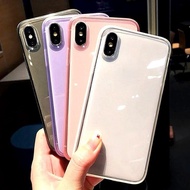 Fashion Cute Transparent Candy Color Case for iPhone 13 Pro Max Case for iPhone 11 12 13 Pro X XS Max XR 8 7 Plus Thin Protective Case for iPhone XS Max Shockproof Protective Back casing iphone 11 case iphone 13 pro max casing iphone case