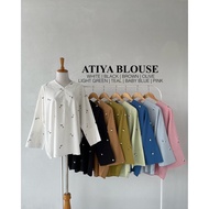 ATIYA BLOUSE | BLOUSE SULAM BATWING | EMBROIDERY BLOUSE