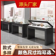 Enterprise Exhibition Cabinet Display Antique Hydraulic Museum Paint Exhibition Cabinet Glass Exhibi