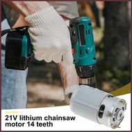 DC Motor Small 550W 21V DC Gear Motor High Torque Gear 14 Teeth Electric Motor Home Accessories for 