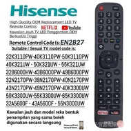 * High quality * Hisense smart LED flat panel TV replacement remote control with YouTube Netflix (en2b27)