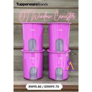 One Touch Window Canister Tupperware