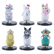 ทุกวัน ส่งฟรี ถูกๆ  【พร้อมส่งจากไทย】 โมเดลฟิกเกอร์แมว Mofusand x Sanrio โมเดลแมวญี่ปุ่น ฟิกเกอร์แมวน