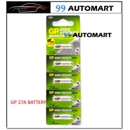 5 PCS 27A GP Alkaline Battery 12V