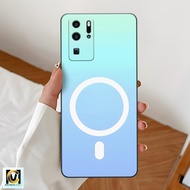 HP Casing Huawei P30hp | P30 Pro | P30 Lite | P40 | Latest P40 Pro Megasafe Gradient Motif - Huawei 
