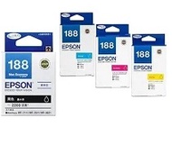 EPSON 188 原廠墨水匣 彩色650 黑色 939 WF-3621/WF-7611/WF-7111 本各2