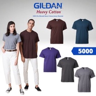 Gildan 5000 Unisex Heavy Cotton Round Neck T-Shirt – 180gm