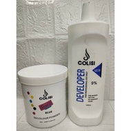 1 set Colisi Oxidizer 9 percent with colisi bleaching powder
