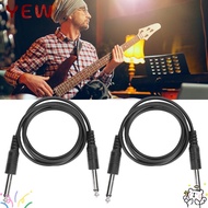 YYE 2PCS Guitar Instrument Cable, 3.3ft Flexible 6.35mm To 6.35mm Single-channel,  Sound Plug and Pl