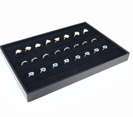 [ STARZ ] 7 Assorted Black Jewelry Trays / Jewelry Storage Display for Rings  Necklaces  Bangles / J