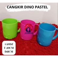 (6pcs) PLASTIC CUPS/MINI CUPS/DINO CUPS/CHILDREN'S CUPS/PLASTIC COFFEE CUPS