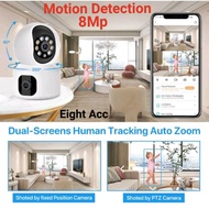 Cctv Camera V380 clear Dual Camera Focus & Swivel 8mp 1080 Motion Detection Recording results clear 